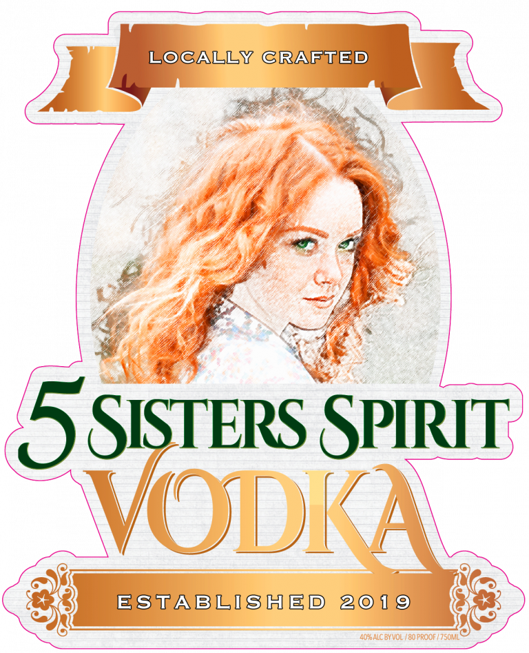 5 sisters vodka logo