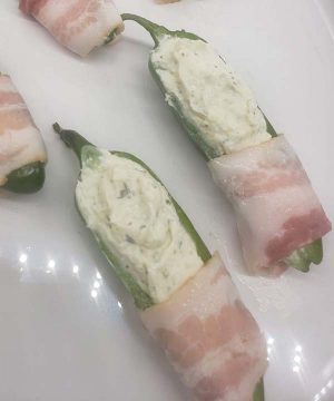 partially assembled jalapeno popper