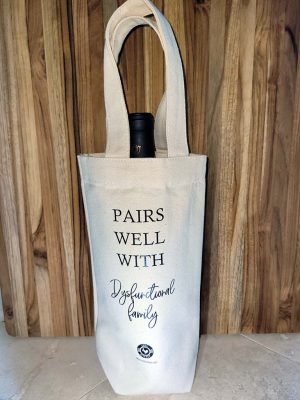 wing bag - pairs well with dysfunctional family