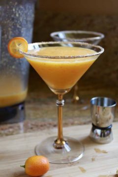 frosty kumquat martini