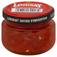 jar of lindsay diced pimientos